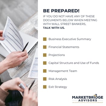 MarketBridge Advisors - Be Prepared